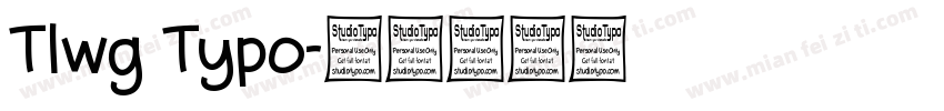 Tlwg Typo字体转换